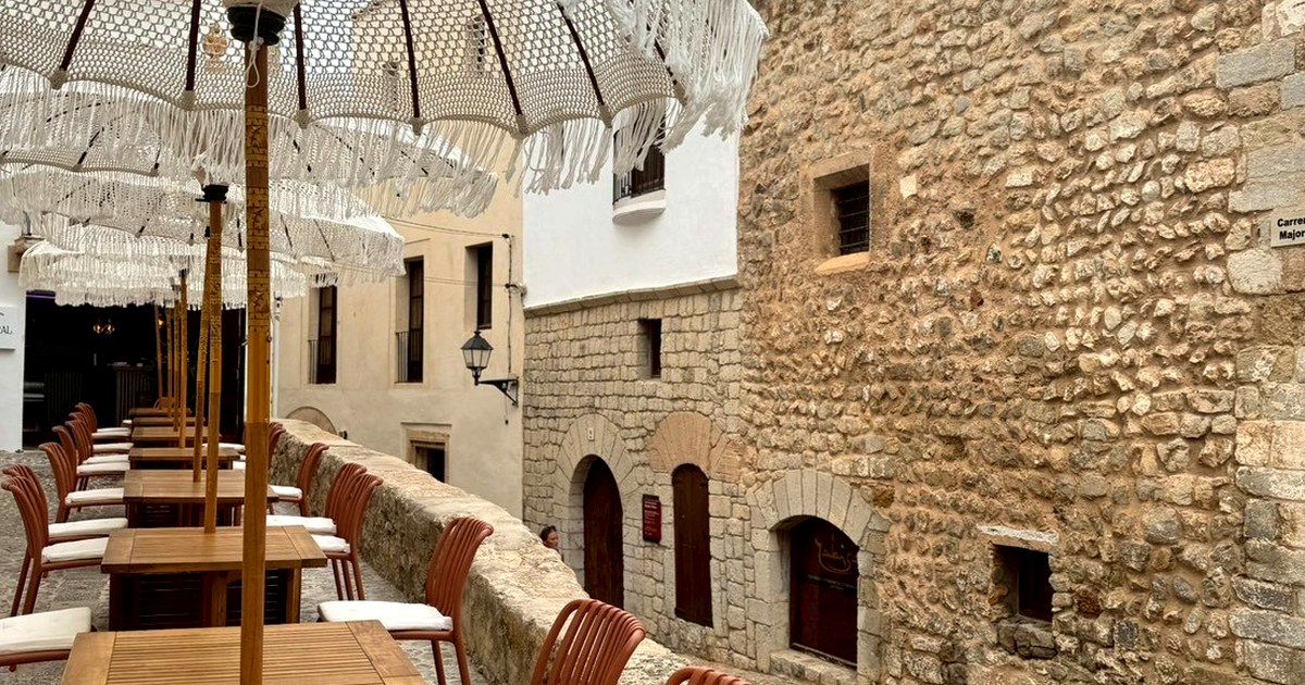 Dalt Vila old town in Ibiza, Spain
