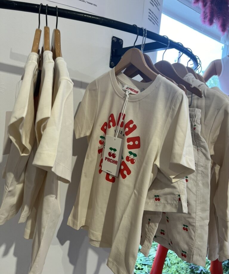 Pacha T-shirt displayed at Pacha Shop in Ibiza Town 