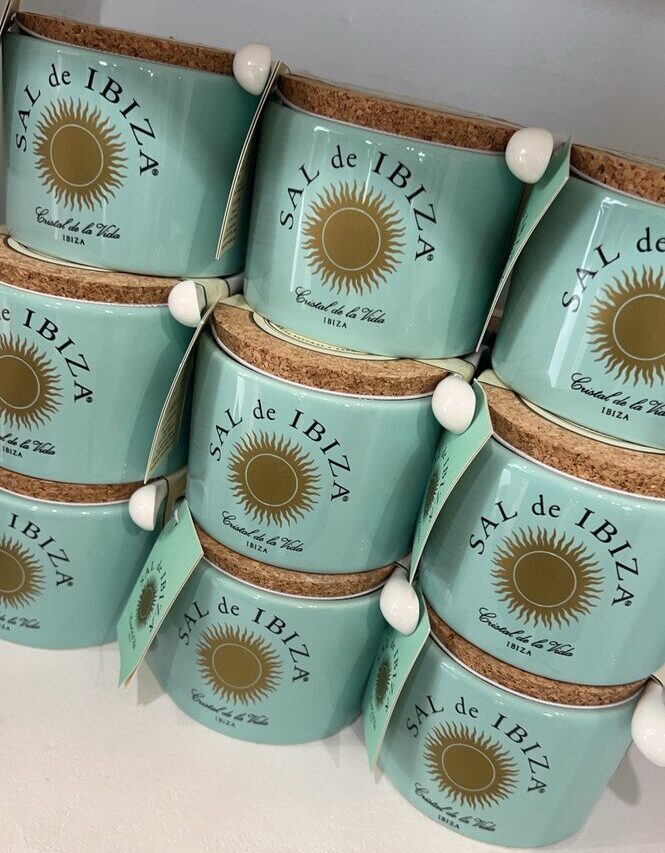 SAL de IBIZA salt products on display in Ibiza Town